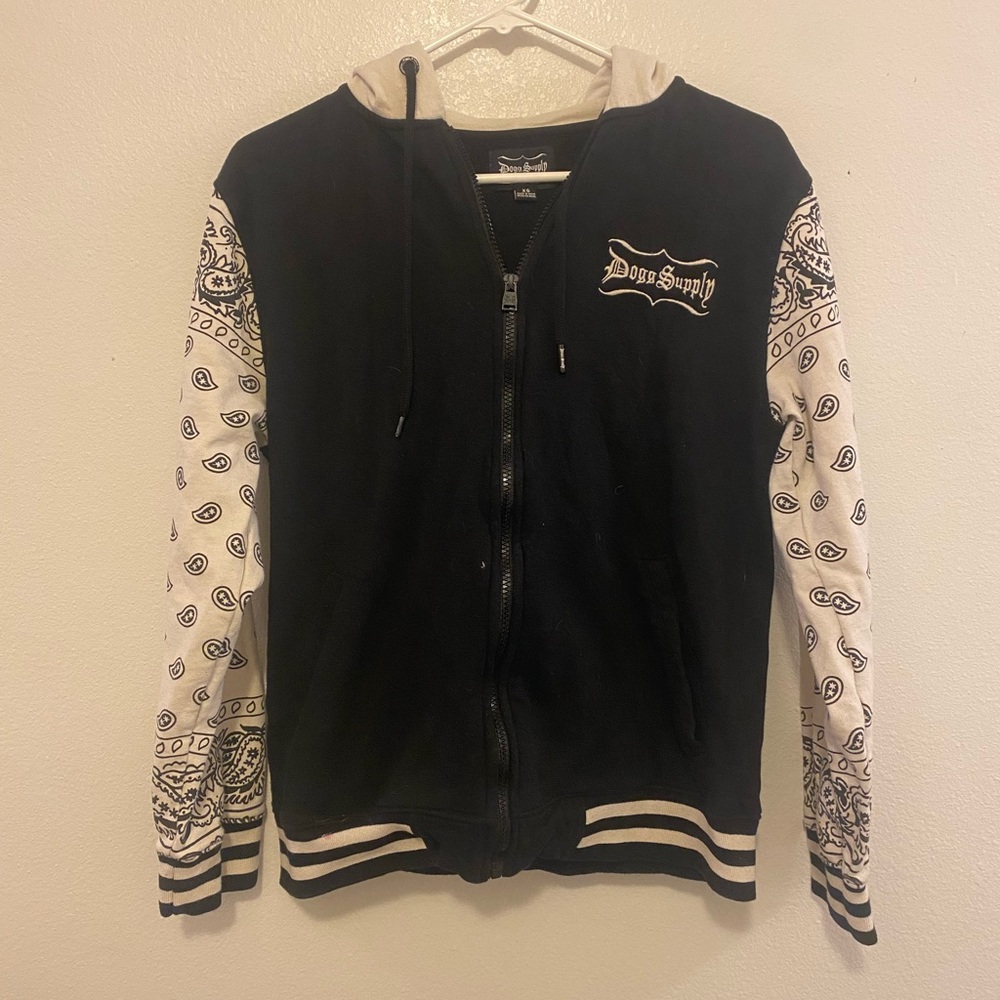 Dogg Supply Snoop Dogg Black and White Hoodie